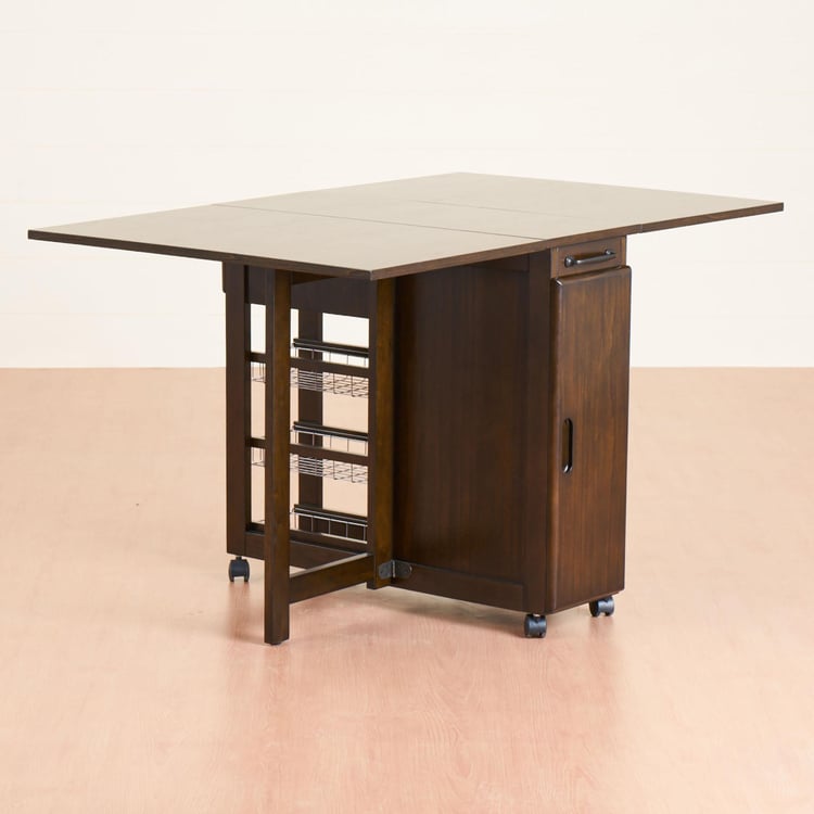 Butterfly 4-Seater Rectangular Table with Basket Storage