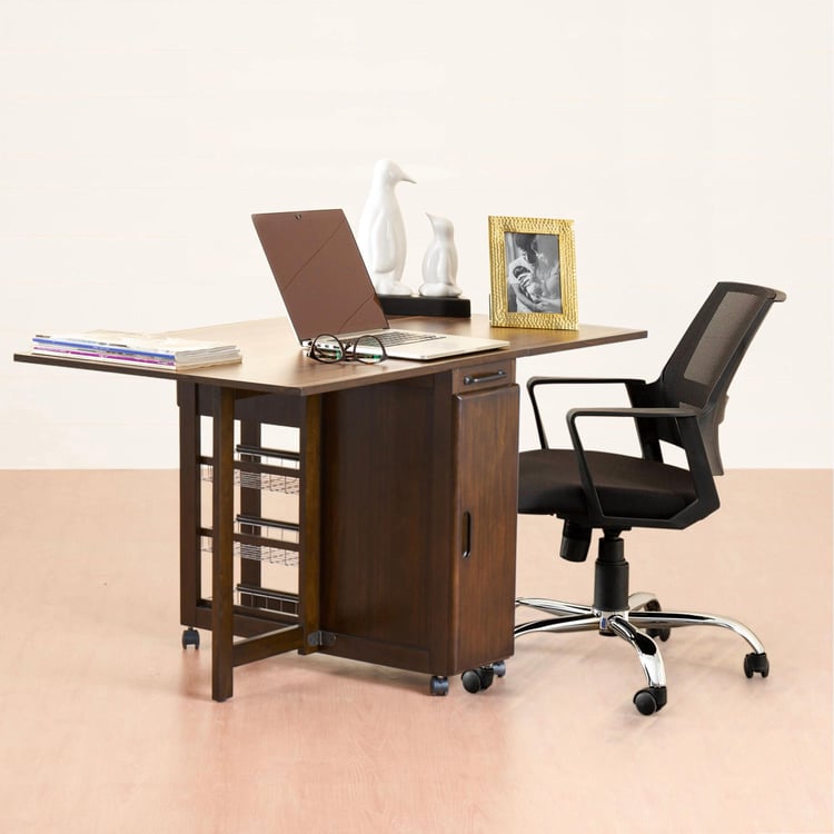 Butterfly 4-Seater Rectangular Table with Basket Storage