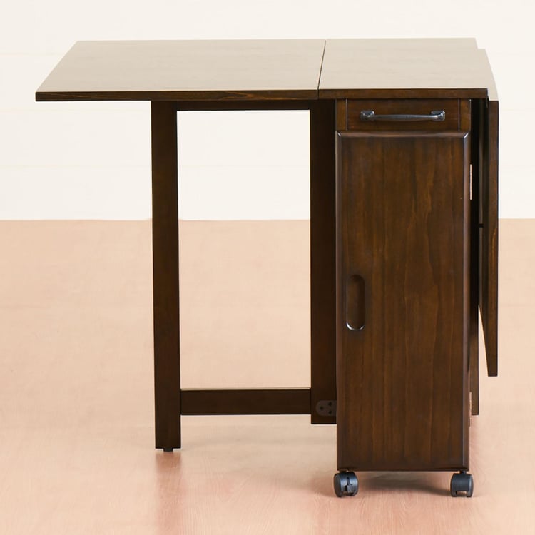 Butterfly 4-Seater Rectangular Table with Basket Storage