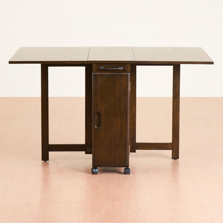 Butterfly 4-Seater Rectangular Table with Basket Storage