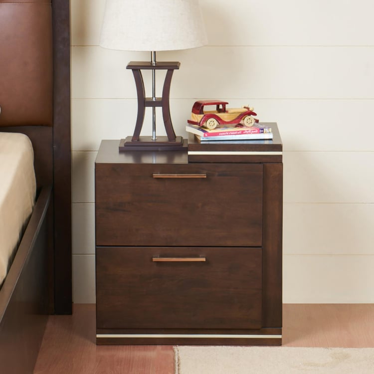 Valencia Drawer Storage Night Stand - Brown