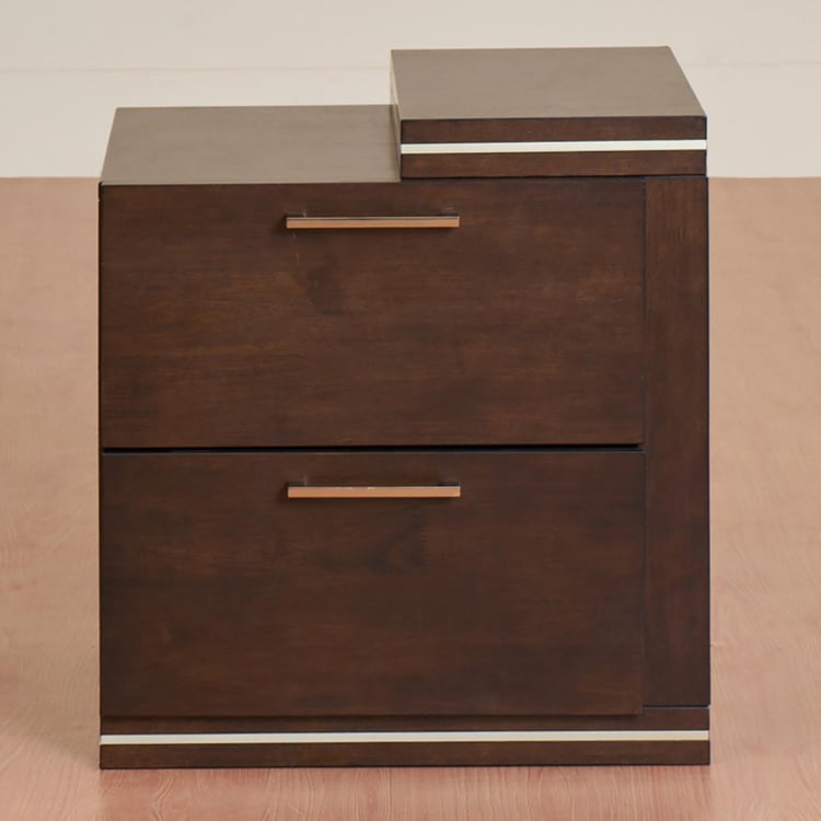 Valencia Drawer Storage Night Stand - Brown
