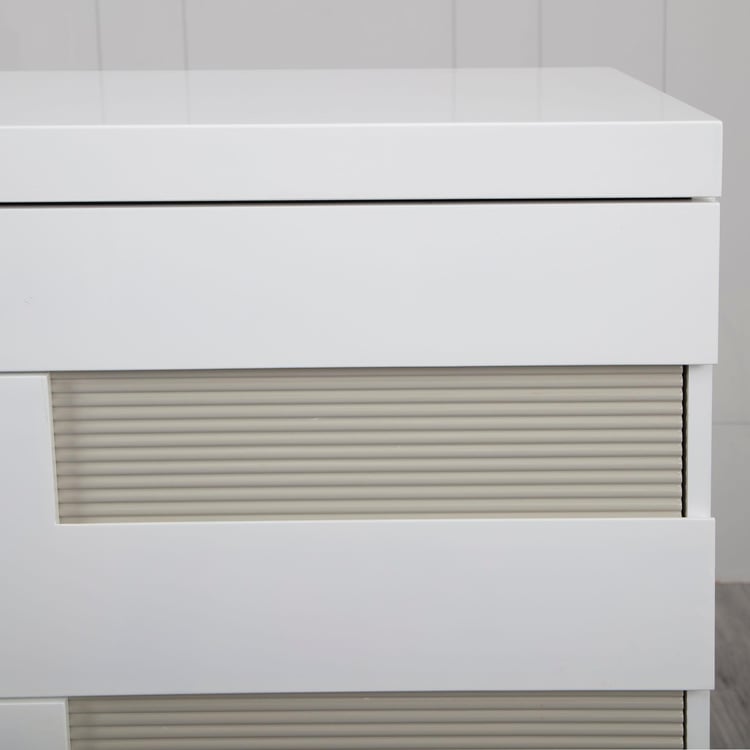 Alps Chest of 5 Drawers - White