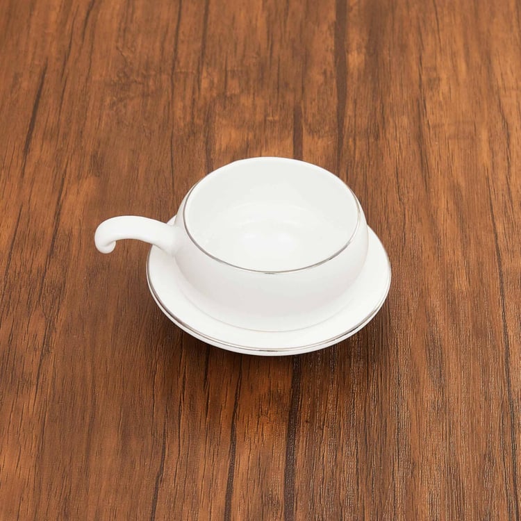 Marshmallow Bone China Cup and Saucer - 160ml