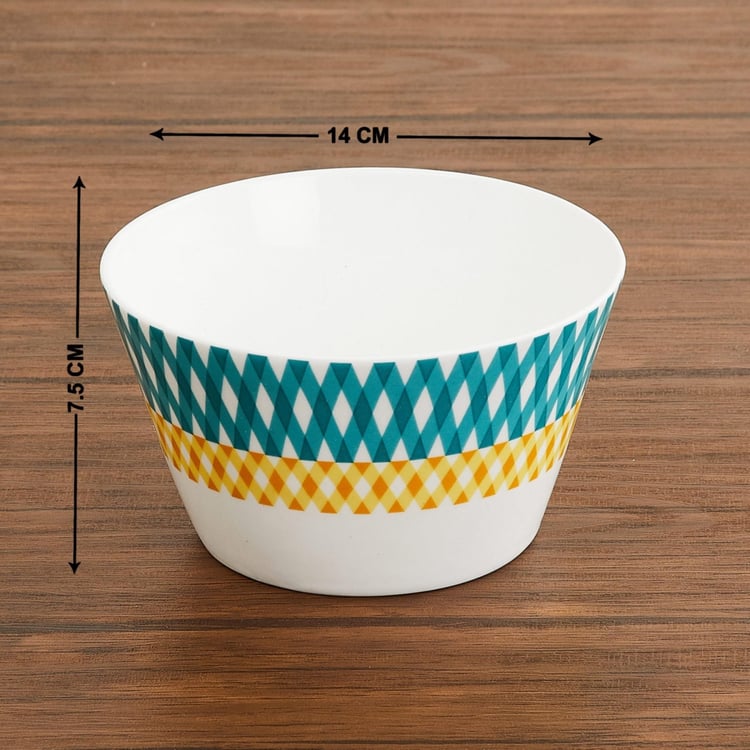 Mandarin Printed Bone China Bowls - Set Of 3 Pcs.