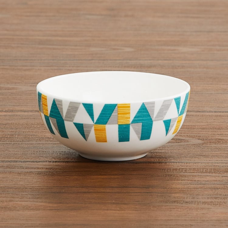 Mandarin Printed Bone China Katoris - Set Of 4 Pcs.