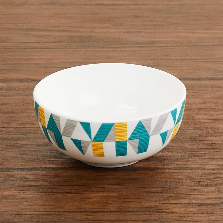 Mandarin Printed Bone China Katoris - Set Of 4 Pcs.