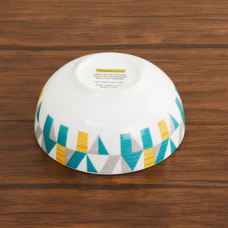 Mandarin Printed Bone China Katoris - Set Of 4 Pcs.