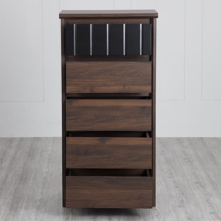 Lewis Chest of 5 Drawers - Brown