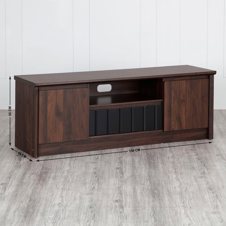 Lewis PU Paper Finish TV Unit - Brown