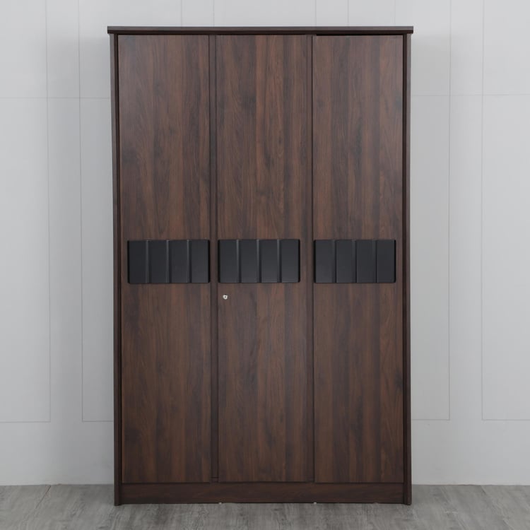 Lewis Nxt 3-Door Wardrobe - Brown