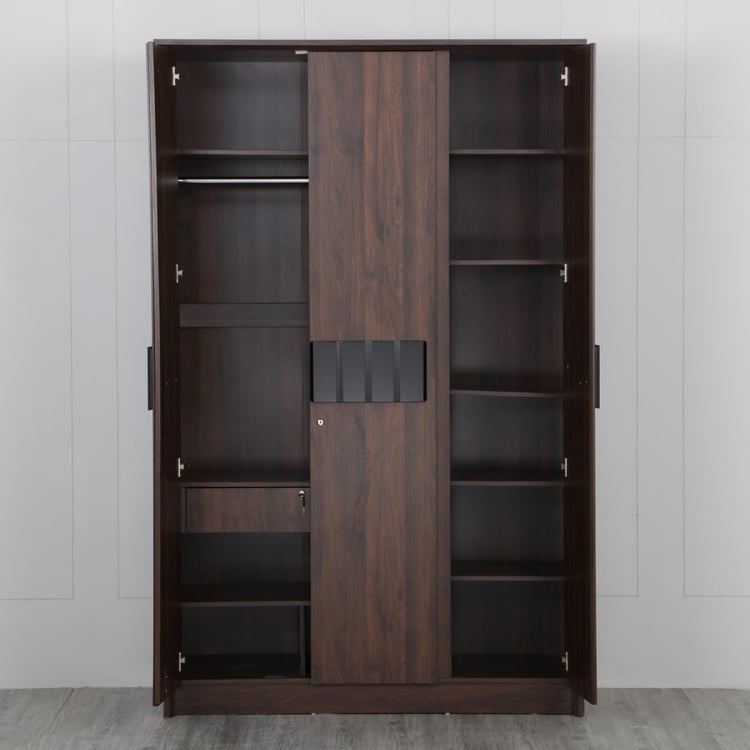 Lewis Nxt 3-Door Wardrobe - Brown