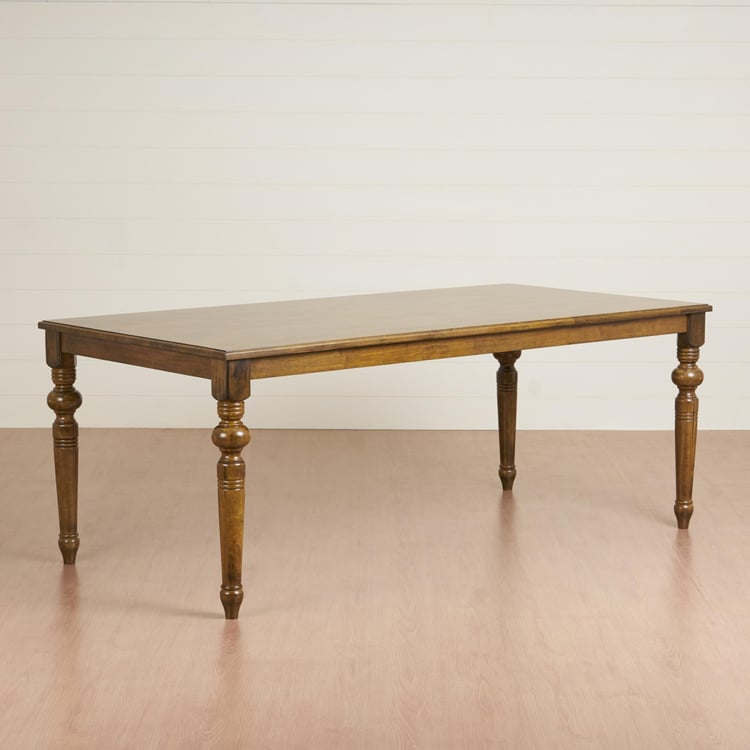 Tagetes 6-Seater Dining Table - Brown