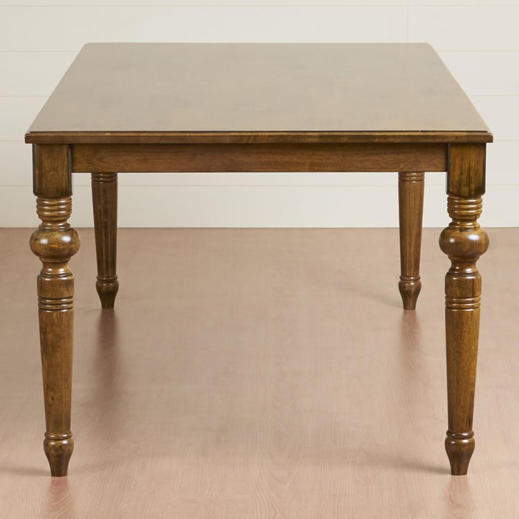 Tagetes 6-Seater Dining Table - Brown