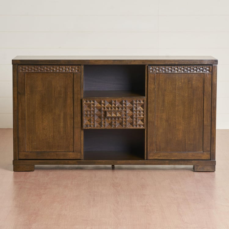 Rio Two-Door Buffet Table - Brown