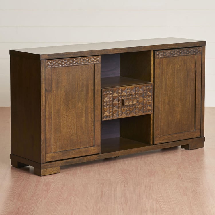 Rio Two-Door Buffet Table - Brown