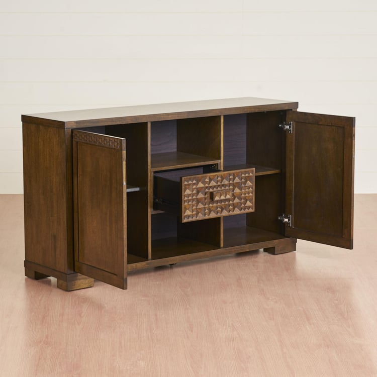Rio Two-Door Buffet Table - Brown