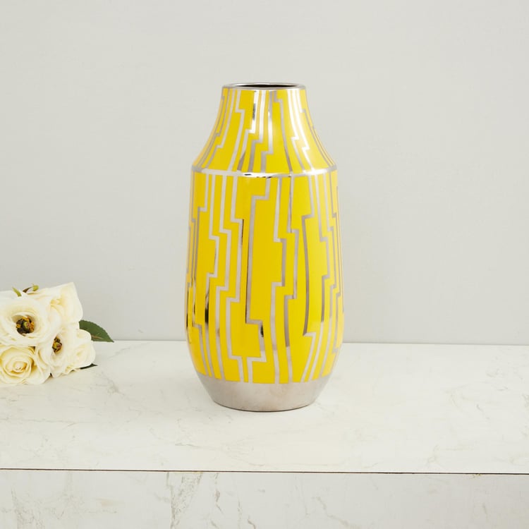 Splendid Printed Round Vase