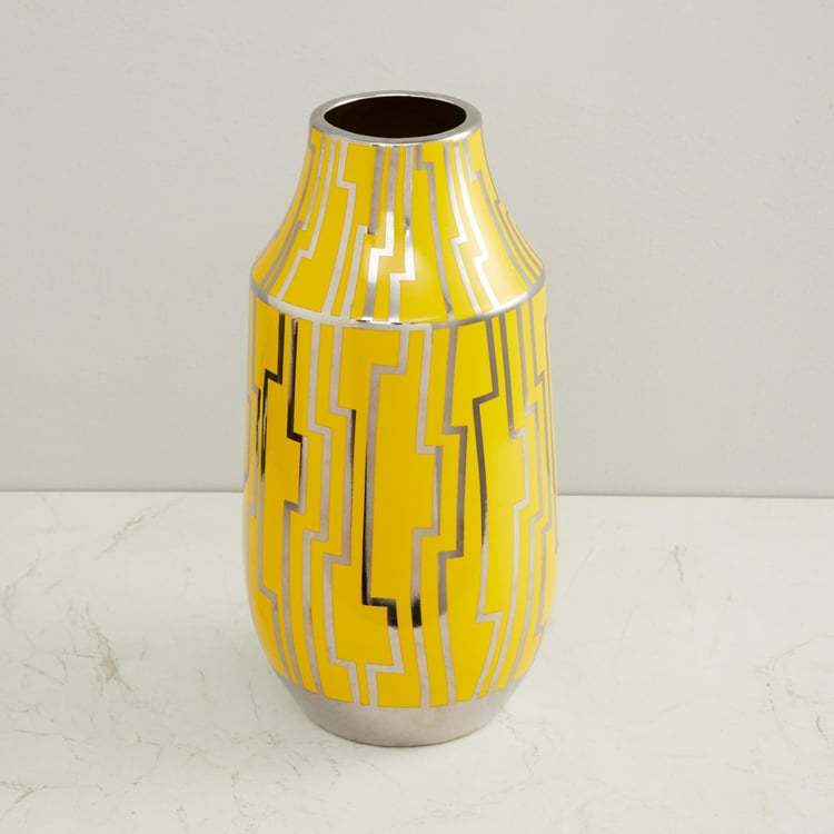 Splendid Printed Round Vase