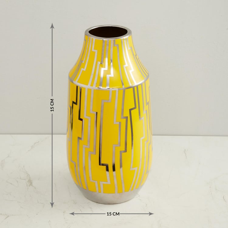 Splendid Printed Round Vase