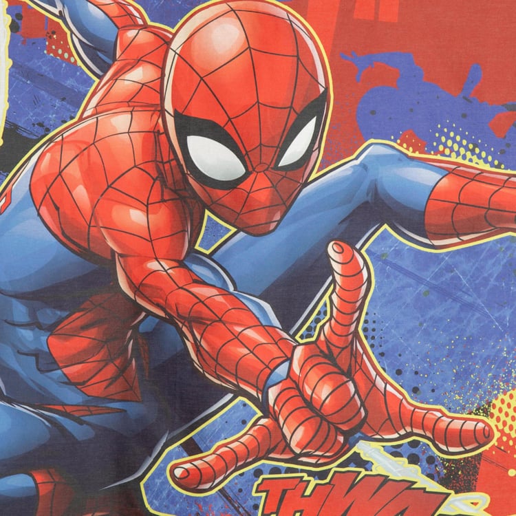 Marvel Spiderman Print Set of 3 Double Bed Sheet Set