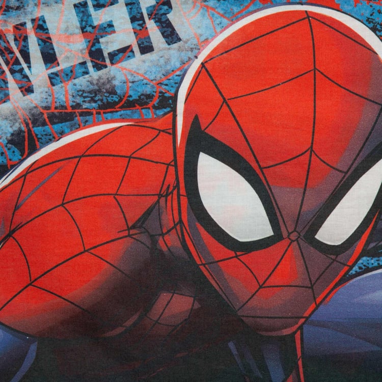 Marvel Spiderman Print Set of 3 Double Bed Sheet Set