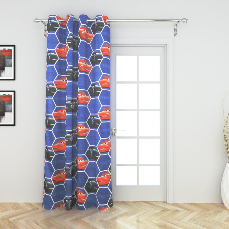 Disney Cars Printed Cotton Semi-Blackout Door Curtain