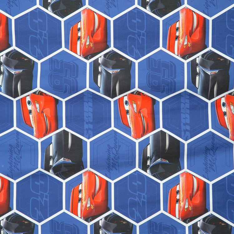 Disney Cars Printed Cotton Semi-Blackout Door Curtain