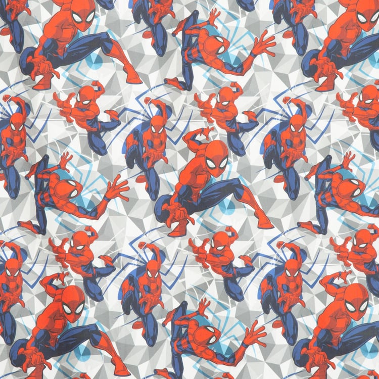 Marvel Spiderman Print Window Curtain - 135 X 160 cm