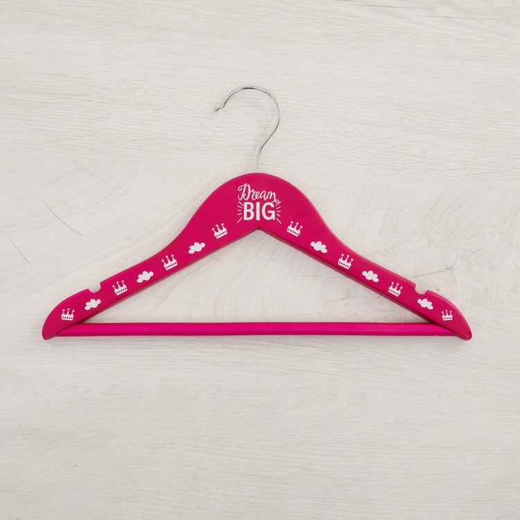 Fabulous 3 Printed Wooden Hangers - Set Of 5 Pcs.