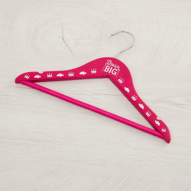 Fabulous 3 Printed Wooden Hangers - Set Of 5 Pcs.