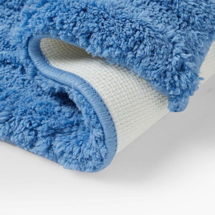 Spaces Large Size Swift Dry Ribbed Anti-Slip Bath Mat - 50 X 80 Cm