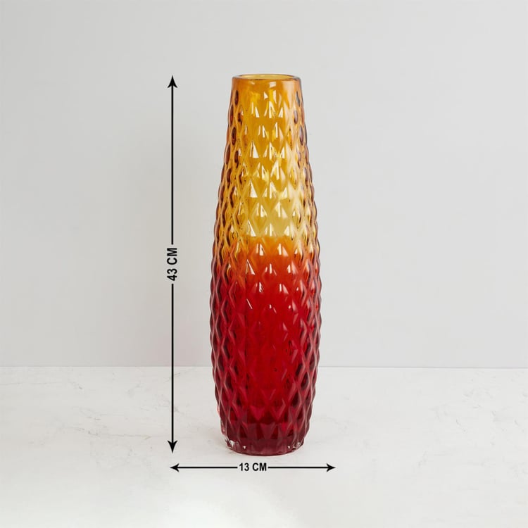 Galaxy Embossed Long Vase