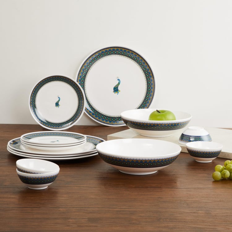 Victor Printed Melamine Dinner Set- 14 Pcs.