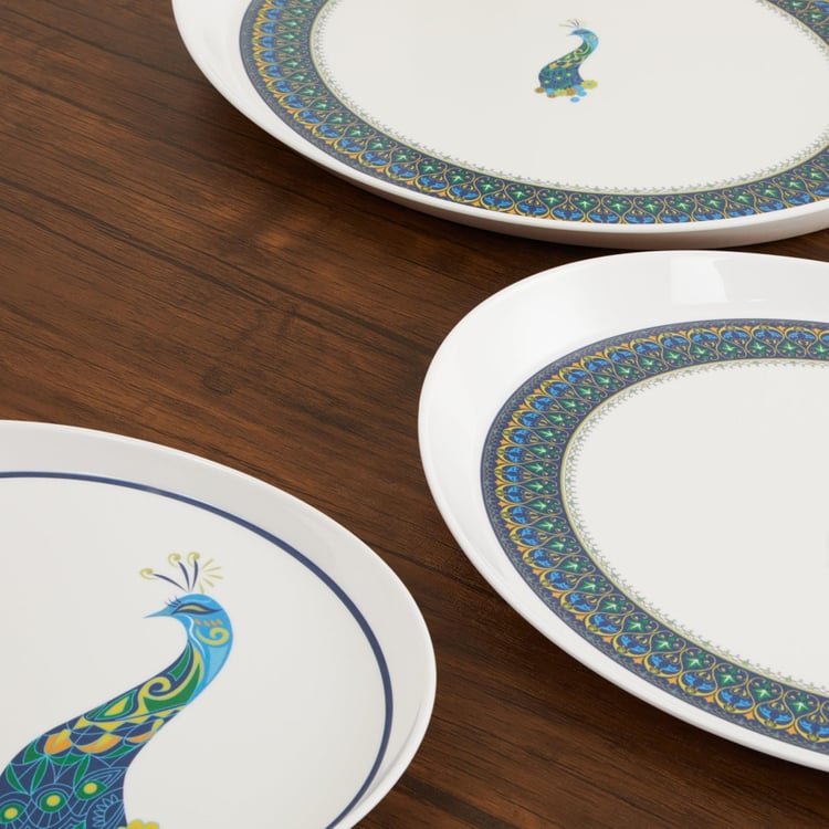 Victor Printed Melamine Trays-Set Of 3 Pcs.