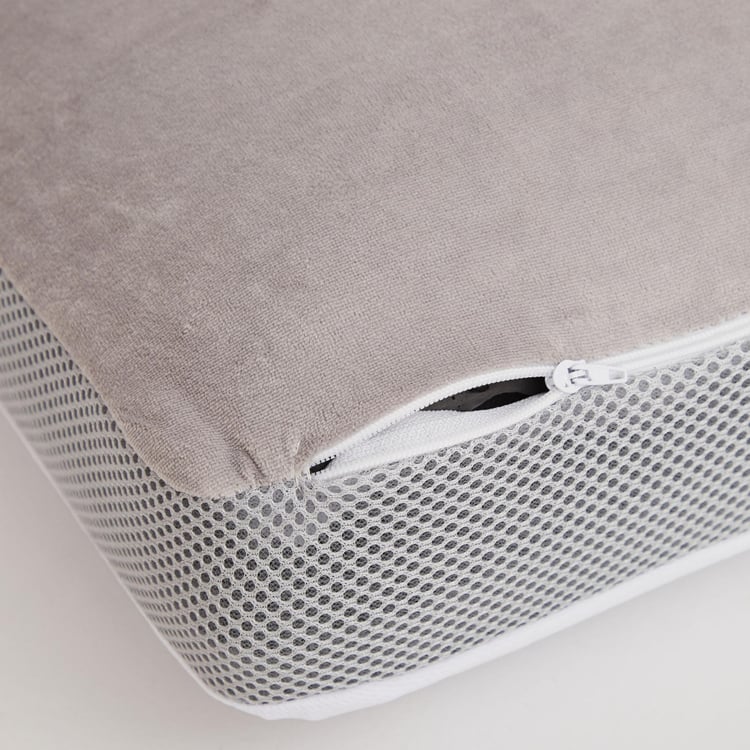 Slumber Charocal Solid Memory Foam Memory Foam Pillow