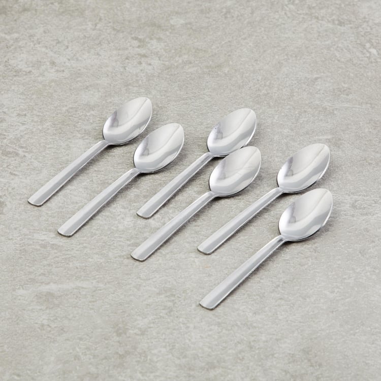 Medleys Set of 6 Stainless Steel Tea Spoons