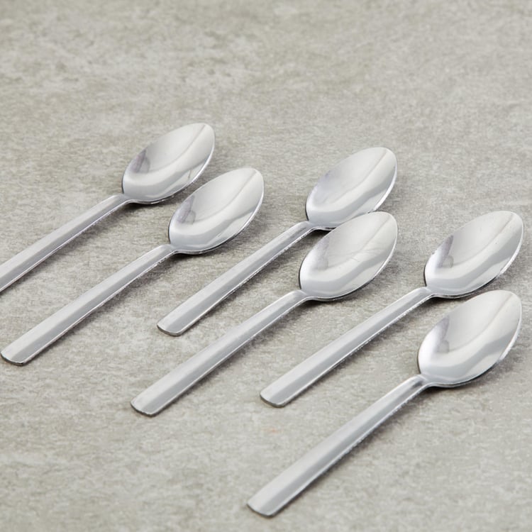 Medleys Set of 6 Stainless Steel Tea Spoons