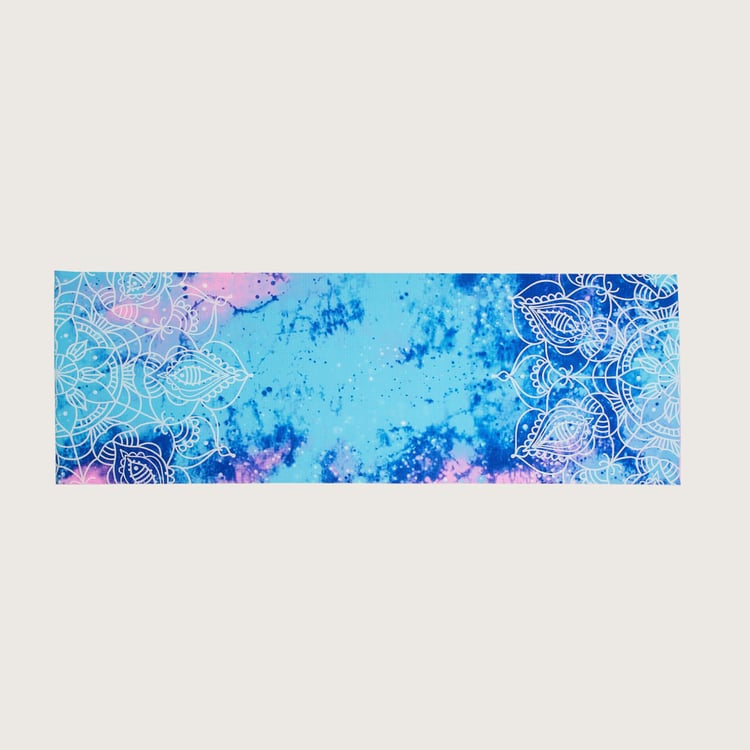 Active Mandala - Blue Printed PVC Yoga Mat