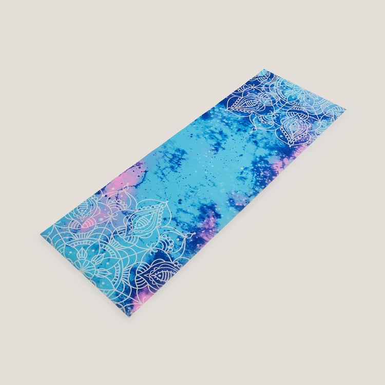 Active Mandala - Blue Printed PVC Yoga Mat