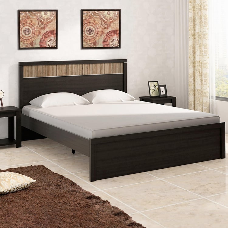 Helios Malta King Bed - Brown