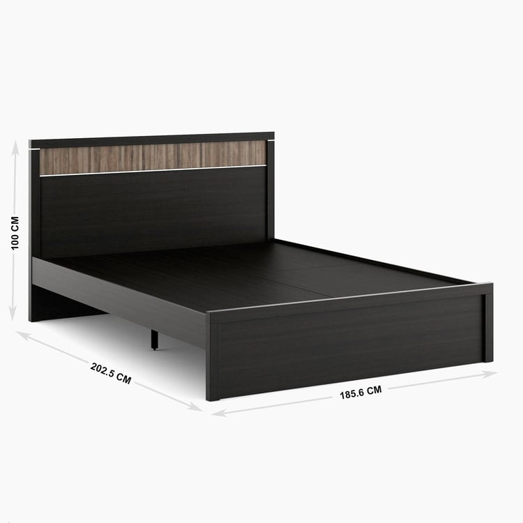 Helios Malta King Bed - Brown