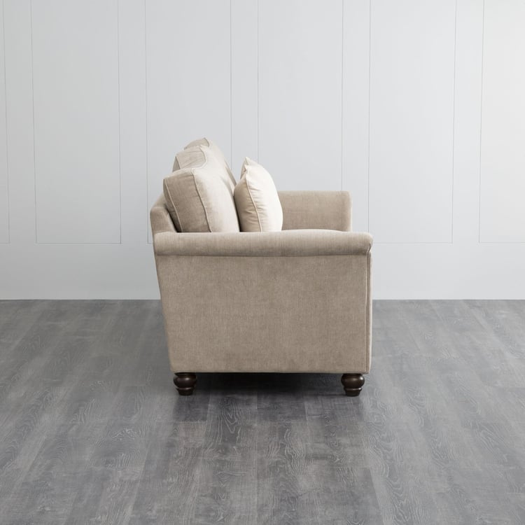 Lamcy Fabric 3-Seater Sofa - Grey