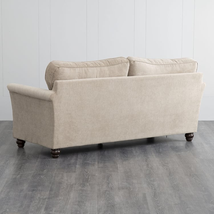 Lamcy Fabric 3-Seater Sofa - Grey