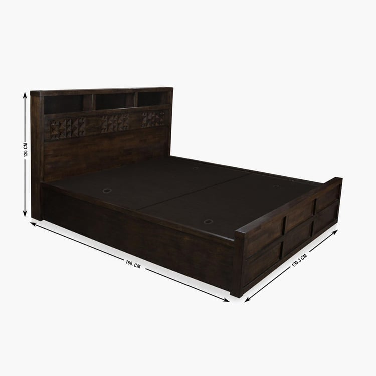 Rio Queen-Size Bed with Box Storage - 150 x 195 cm