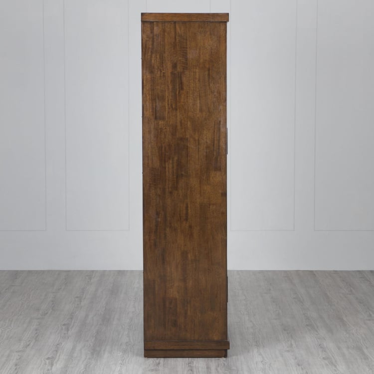 Rio Two-Door Bookcase - Brown