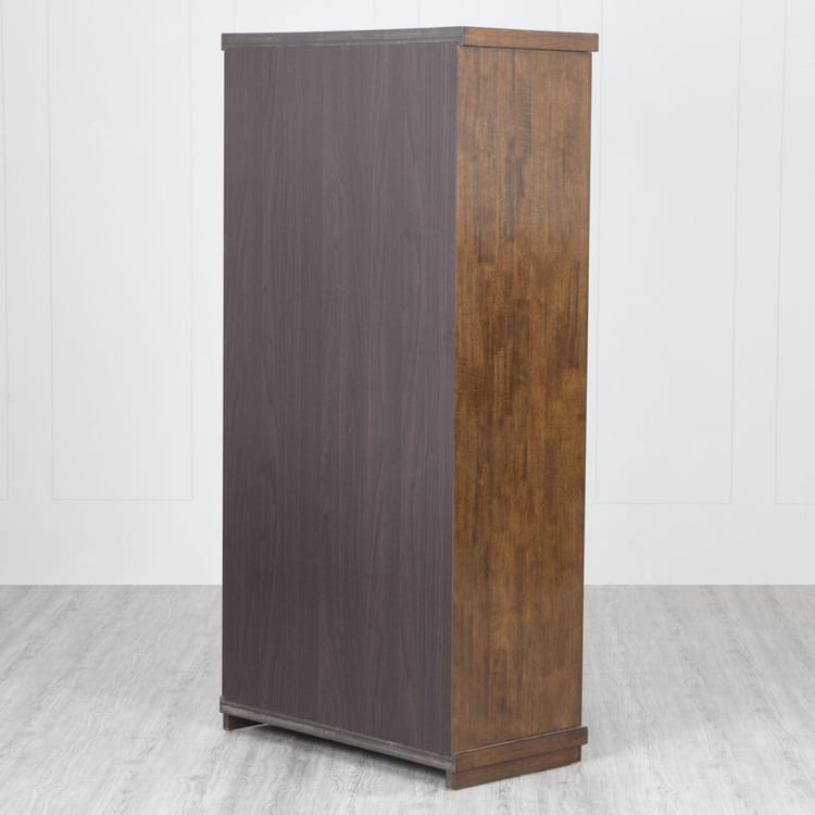 Rio Two-Door Bookcase - Brown