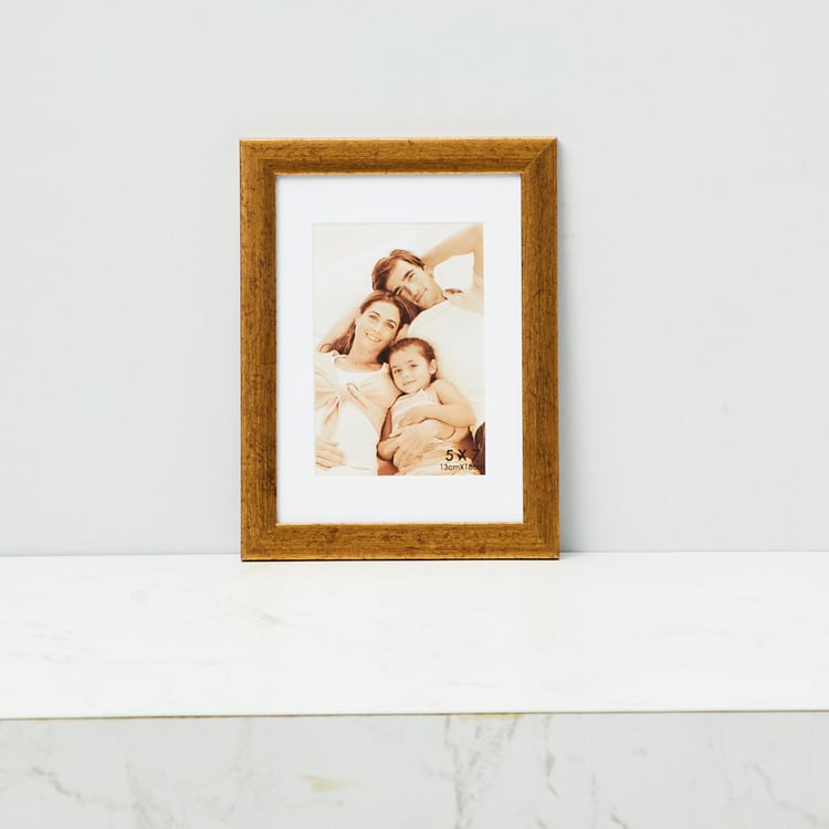 Sepia Groovy Rectangular-Shaped Photo Frames - Set of 5