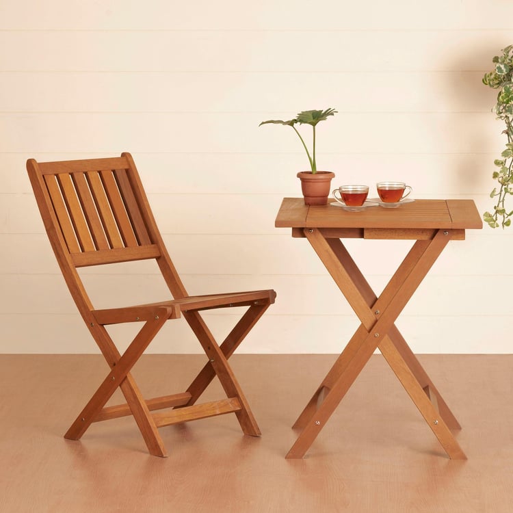 Juliet Meranti Wood Outdoor Table - Brown