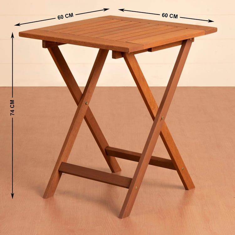 Juliet Meranti Wood Outdoor Table - Brown